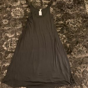 H&M Dark Green Maxi Dress Size L New with Tags